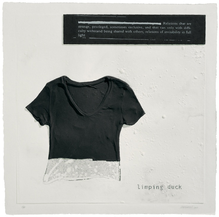 Julião Sarmento, Limping Duck, 2007