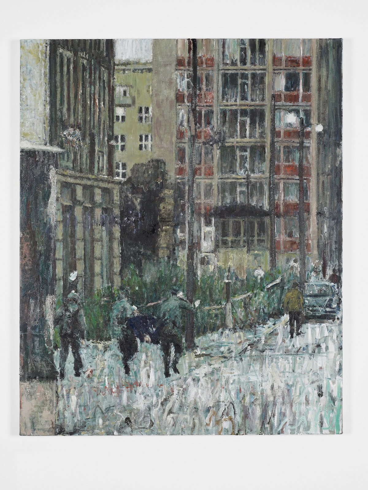 Sabine Moritz Street I2013 Oil on canvas 116 x 95 cm