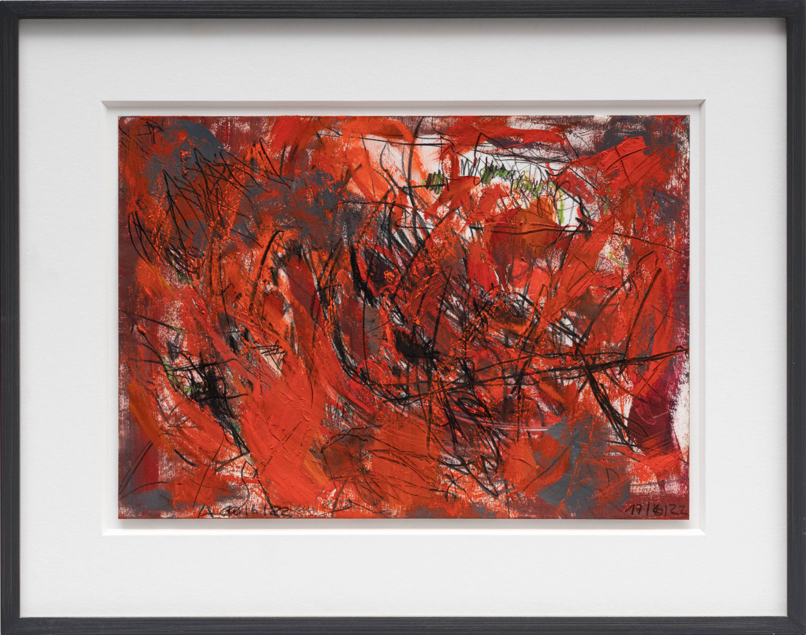 Sabine Moritz ARCHIVED Meditations about war III2022 Crayon, charcoal, oil crayon, oil pastel on paper Unframed: 21 x 29.8 cm...