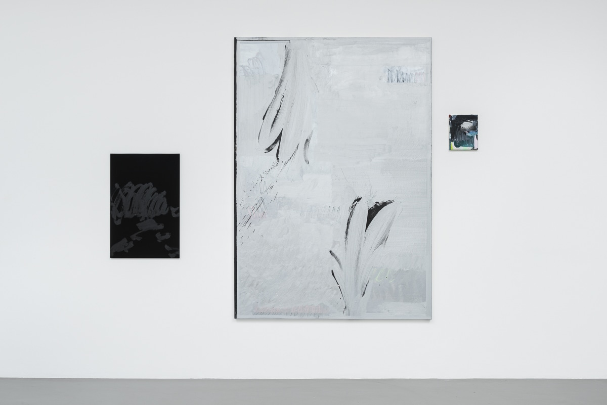 Mary Ramsden Alabaster Apologies2017 Oil on dibond aluminium panel, oil and acrylic on canvas, oil on canvas 75 x 50,...