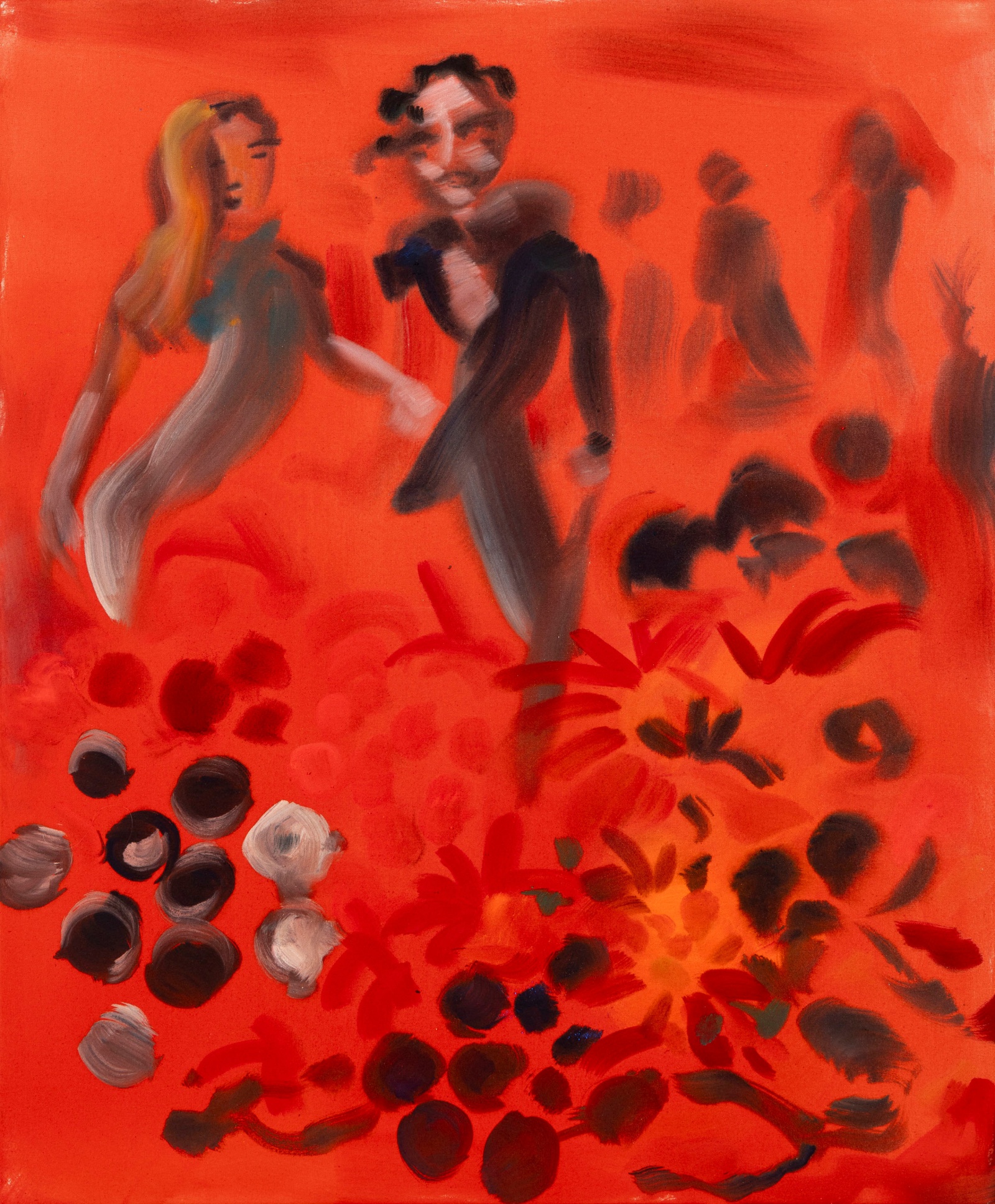 Sophie von Hellermann Souls in Blossom2025 Acrylic on canvas 110 x 90 cm 43 1/4 x 35 3/8 in