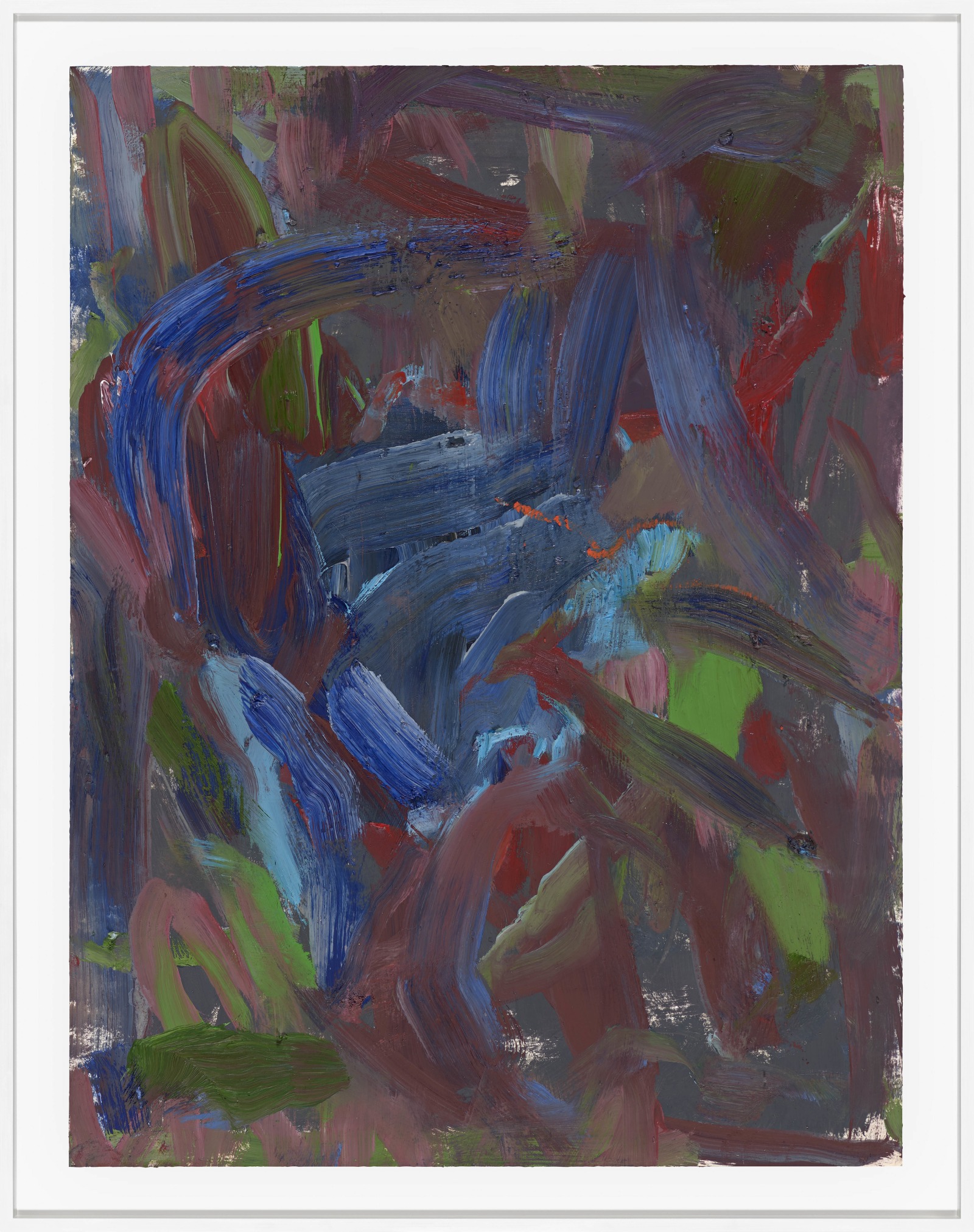 Sabine Moritz December II2020 Oil on paper 30 x 23 cm 11 3/4 x 9 1/8 in