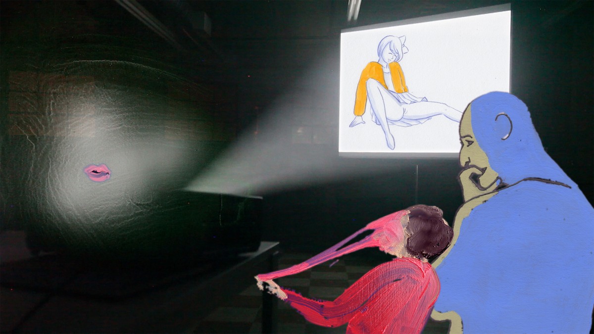 Tala Madani Sex Ed by God2017 Single-channel colour animation 2' 11''
