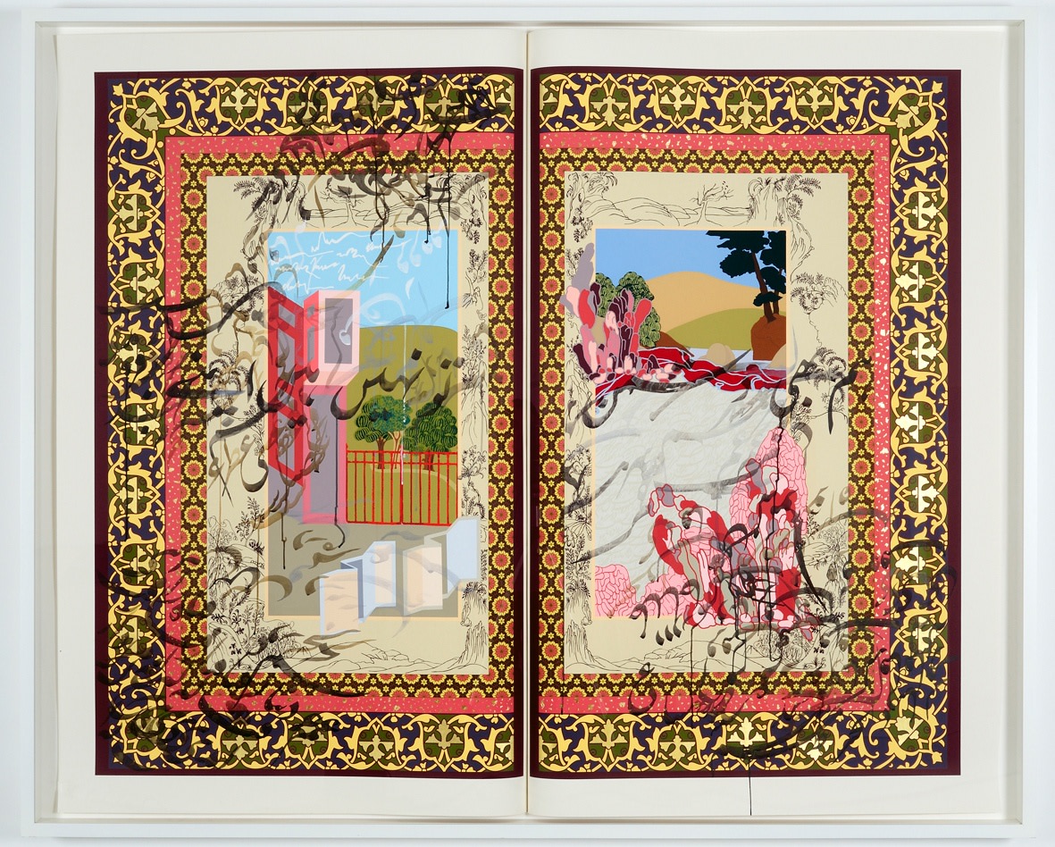 Shahzia Sikander, I am also not my own enemy, 2009