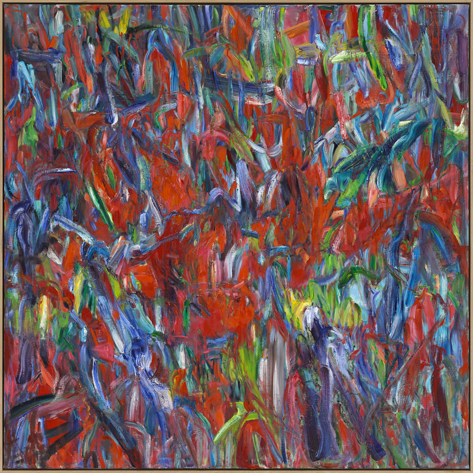 Sabine Moritz Flow IV2020 Oil on canvas 200 x 200 cm 78 3/4 x 78 3/4 in