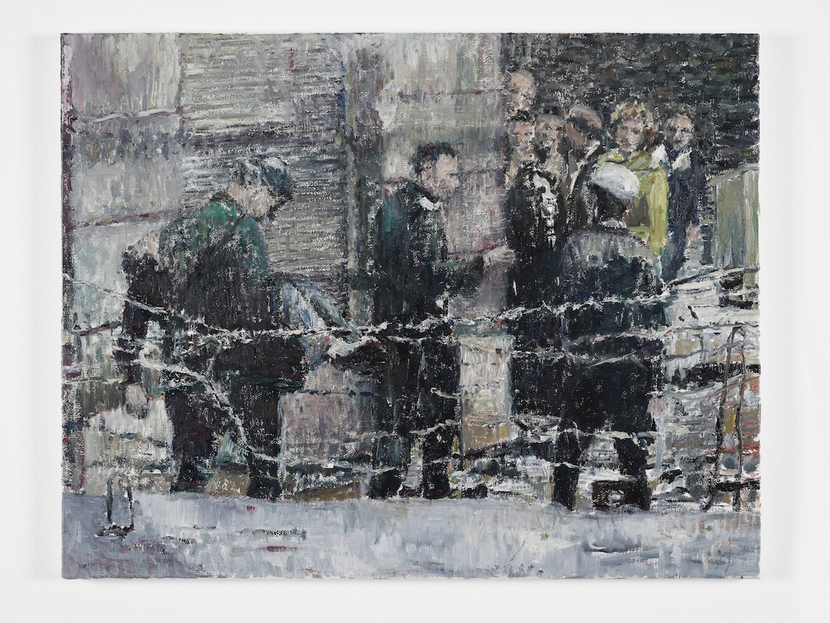 Sabine Moritz Dying III2013 Oil on canvas 91 x 71 cm