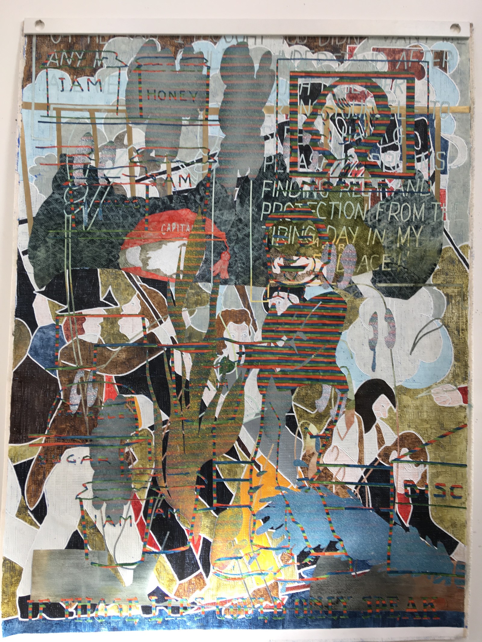 Helen Johnson, Mother painting (Dyad rehearsal), 2017