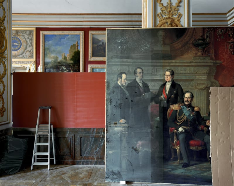 Robert Polidori Le Congrès de Paris, by Edouard Dubufe, 1856. Salle 67, Salles Empire, Aile du Midi – R.d.C., 2007