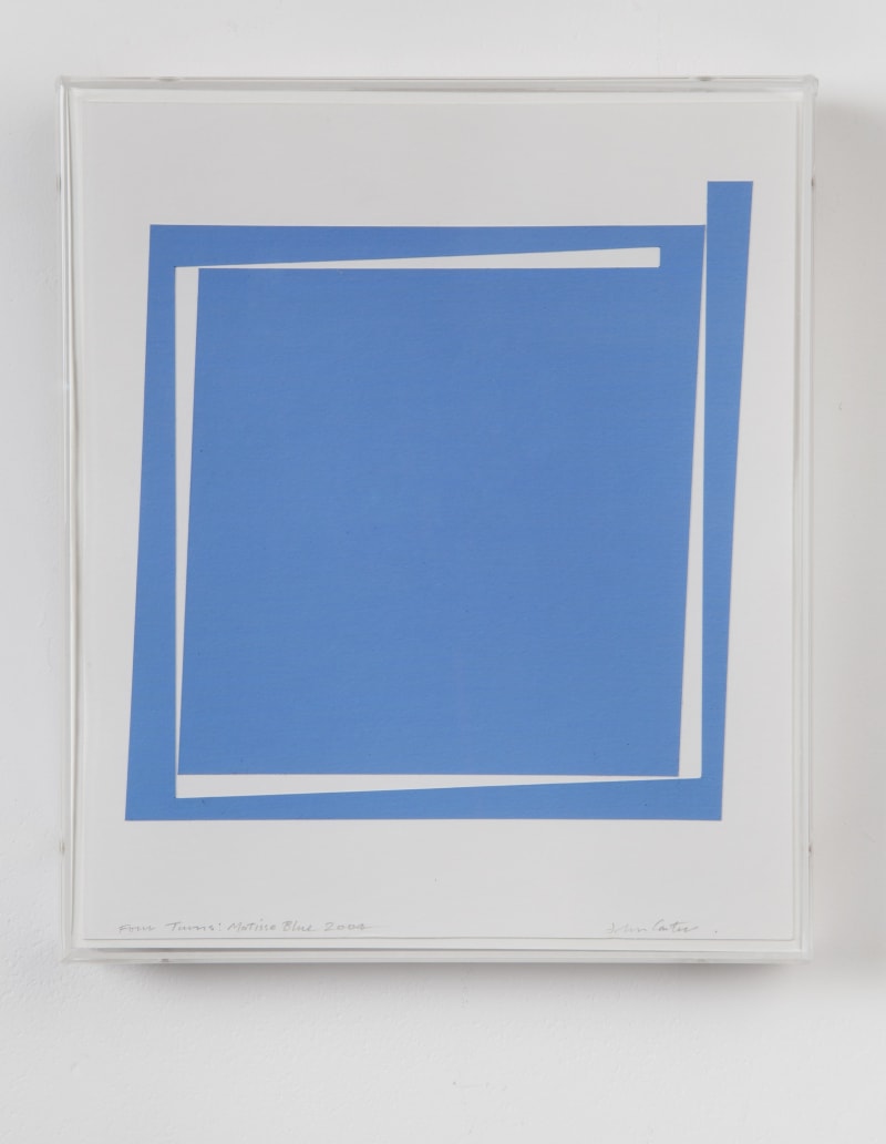 John Carter Four Turns: Matisse Blue, 2014