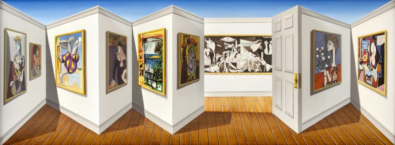 Patrick Hughes Picassoish, 2013