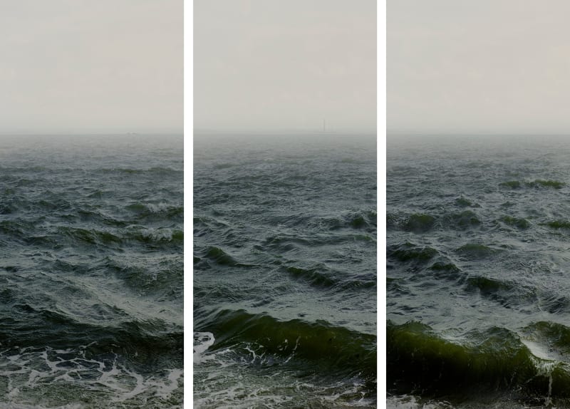 Nadav Kander Water III, Part 1, 2 & 3 (Shoeburyness towards The Isle of Grain), 2015