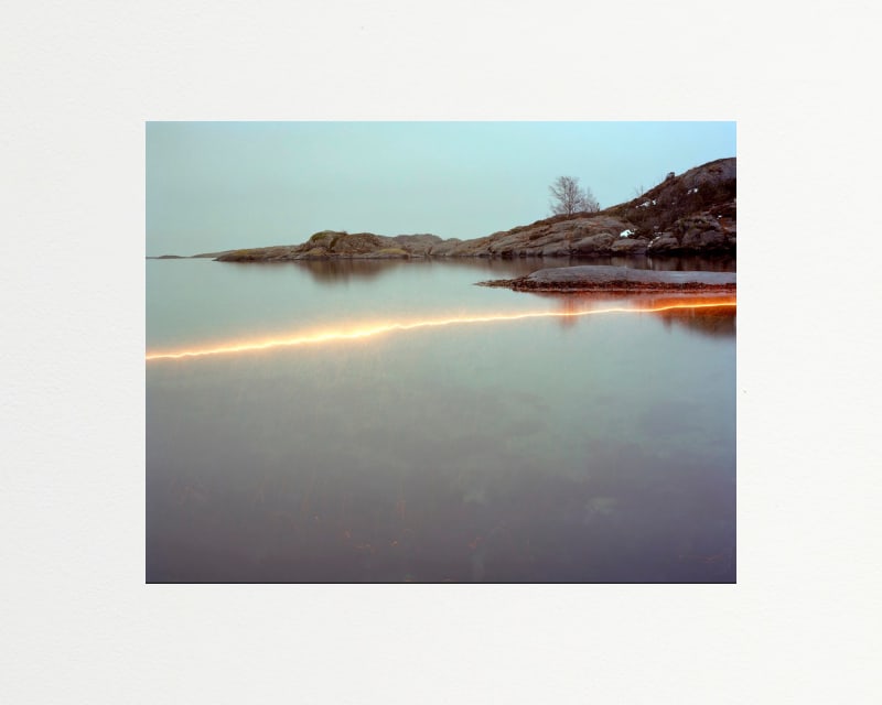 Ole Brodersen Plexiglass, wood, sparkler and strong #05, 2013