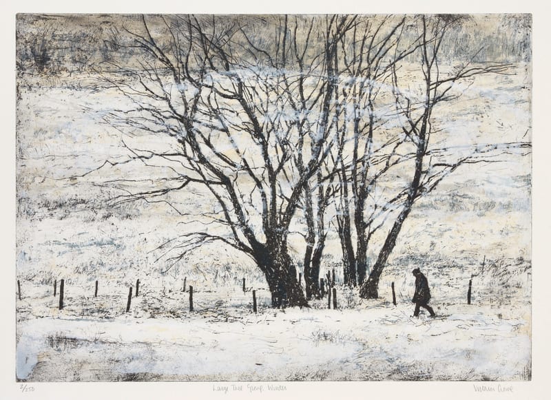 Victoria Crowe Large Tree Group, Winter, 2014