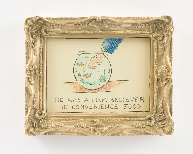 Glen Baxter He Was a Firm Believer in Convenience Food, 2024