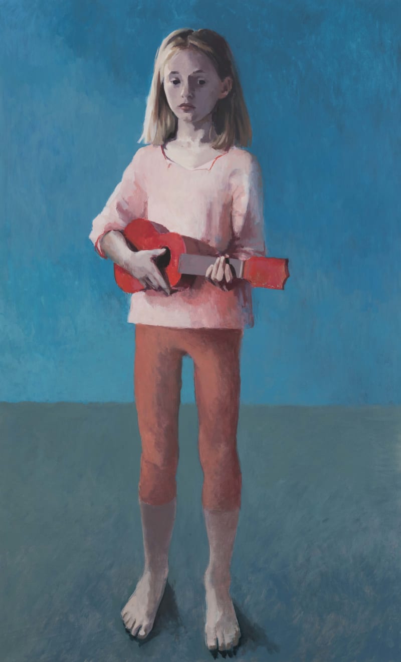 Claerwen James Girl With a Ukulele 1, 2018