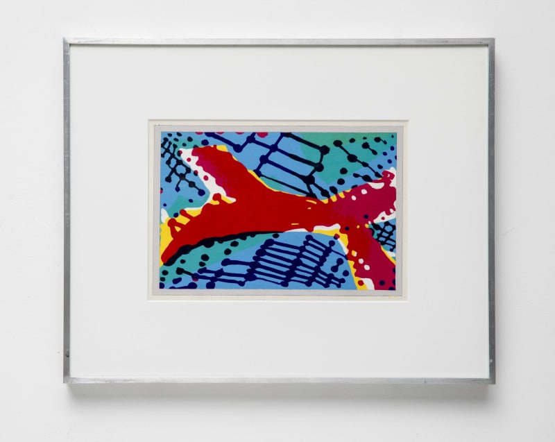 Tom Phillips Conjectured Flag Study 7, 1974