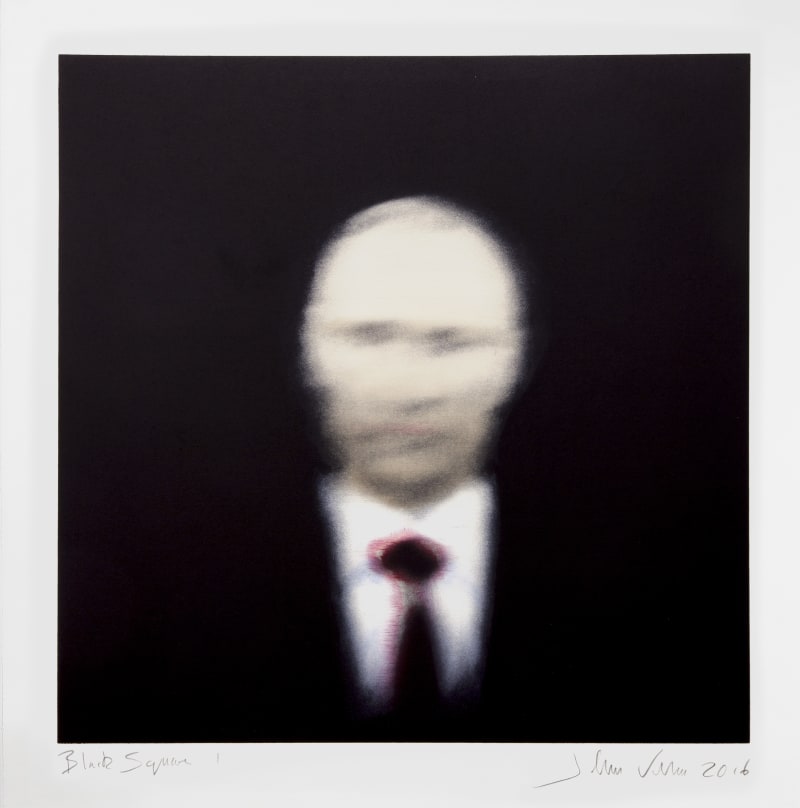 John Keane Black Square 1, 2016