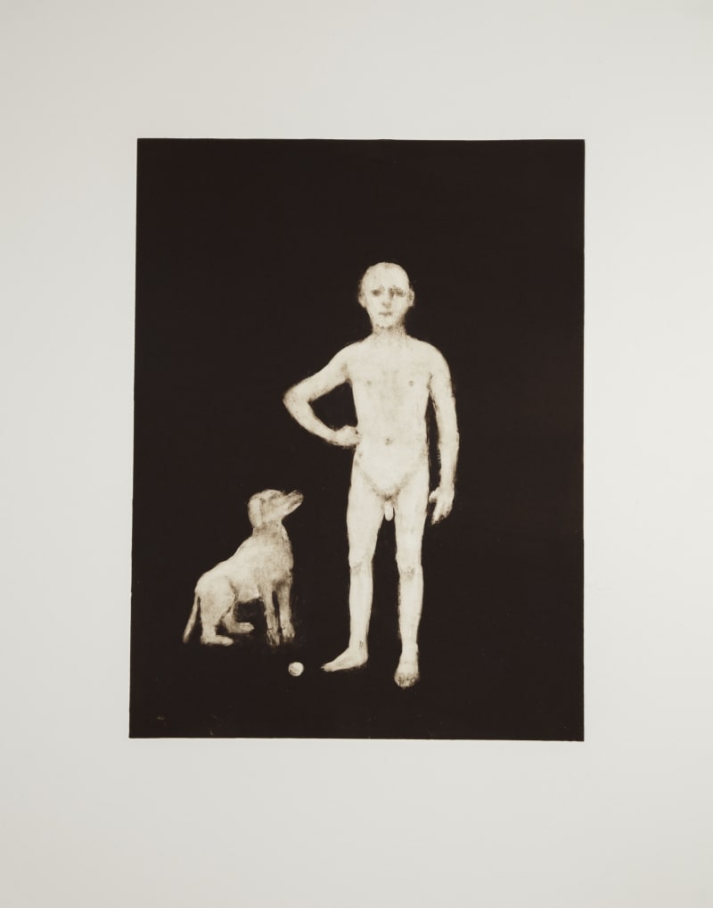 John Kirby Boy With a Dog, 2016