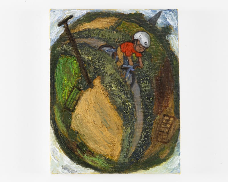 Jiro Osuga Cycling in the Countryside I, 2021