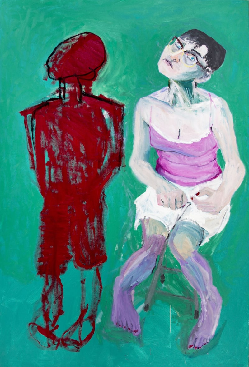 Lucy Jones How did you get on this canvas?, 2013