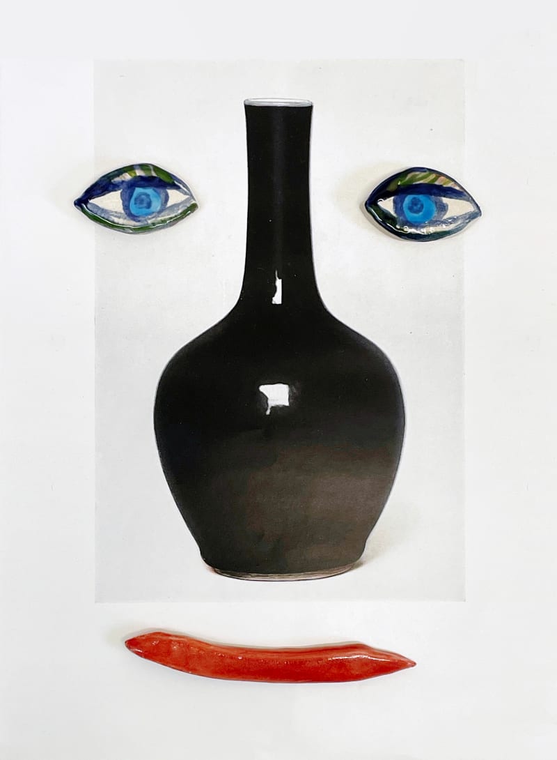 Julie Cockburn Eyes, Nose, Mouth 4, 2022