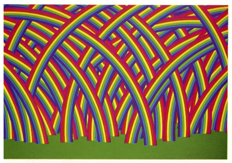 Patrick Hughes Sky Full, 1981