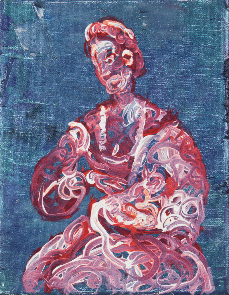 Peter Schmersal Femme Au Chat, 2016