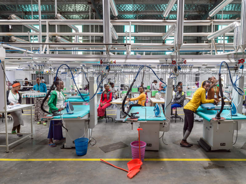 Edward Burtynsky Silver Spark Apparel #1, Hawassa Industrial Park, Hawassa, Ethiopia, 2018