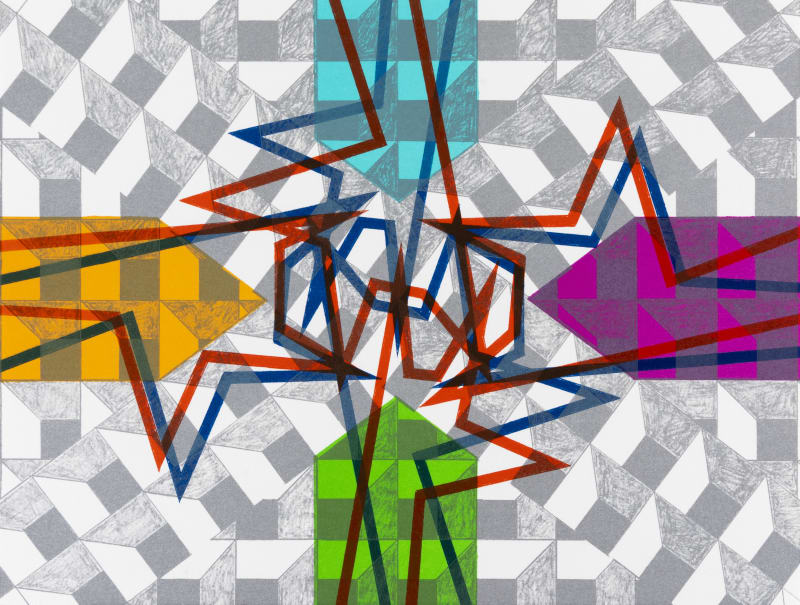 Bernard Cohen Mirror x 6 (2), 2008