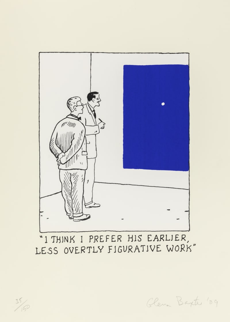 Glen Baxter I think I prefer the earlier less overtly figurative work, 2009