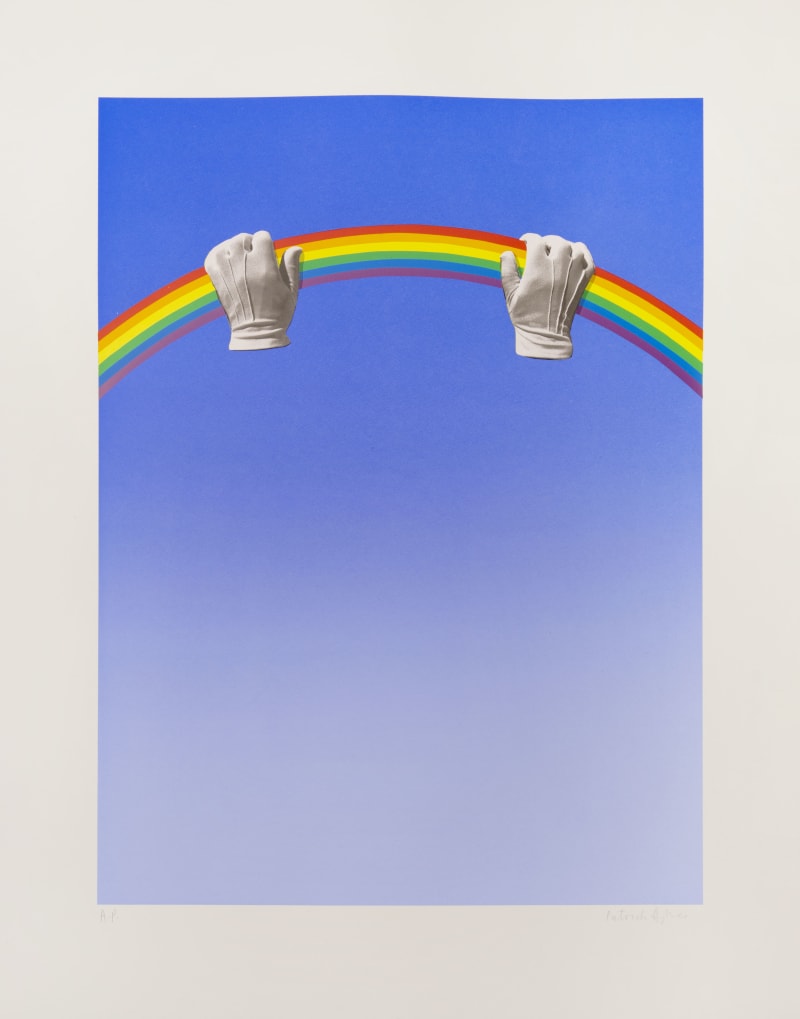 Patrick Hughes Hanging On, 2017