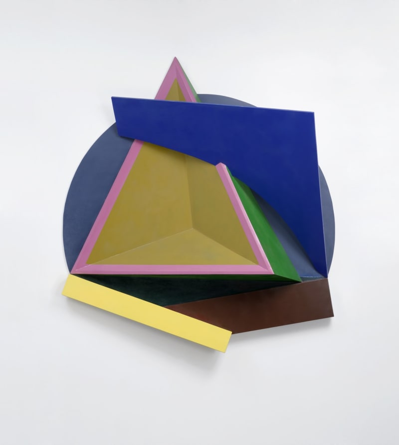 Phillip King Blue Slicer, Relief, 2010