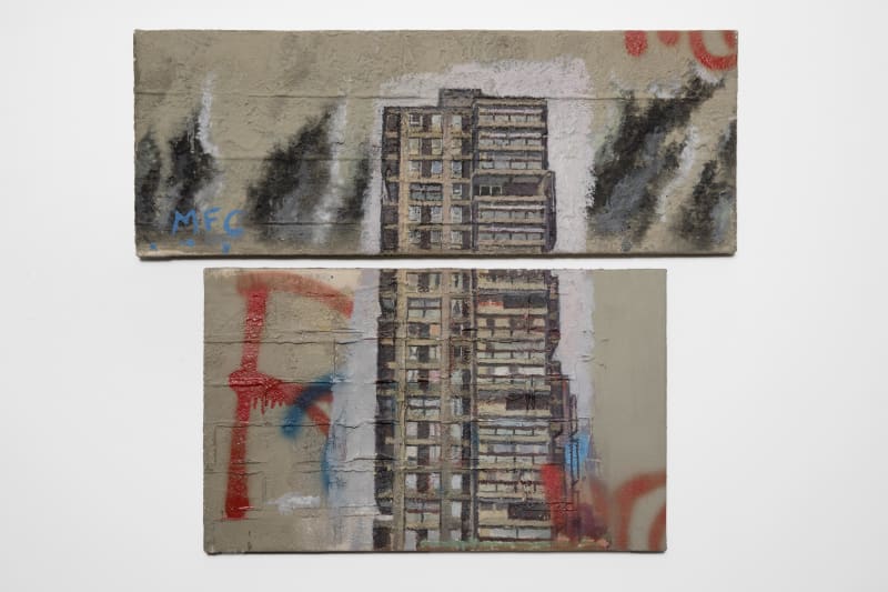 David Hepher Study (Durrington Diptych), 1993