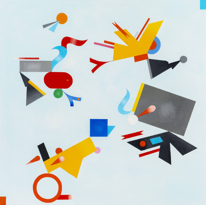 Jack Smith Floating on Pale Blue, 2001