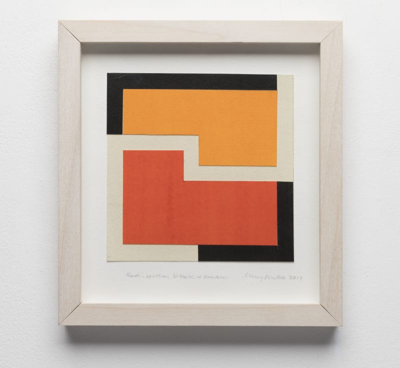 Mary Webb Red, yellow, black and cream , 2017