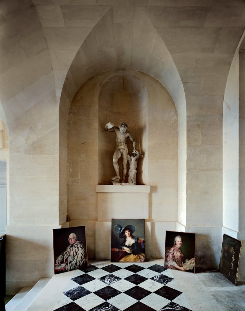 Robert Polidori Galerie Basse, (51) CCE.01.041, Corps Central - R.d.C, Château de Versailles, France, 1986
