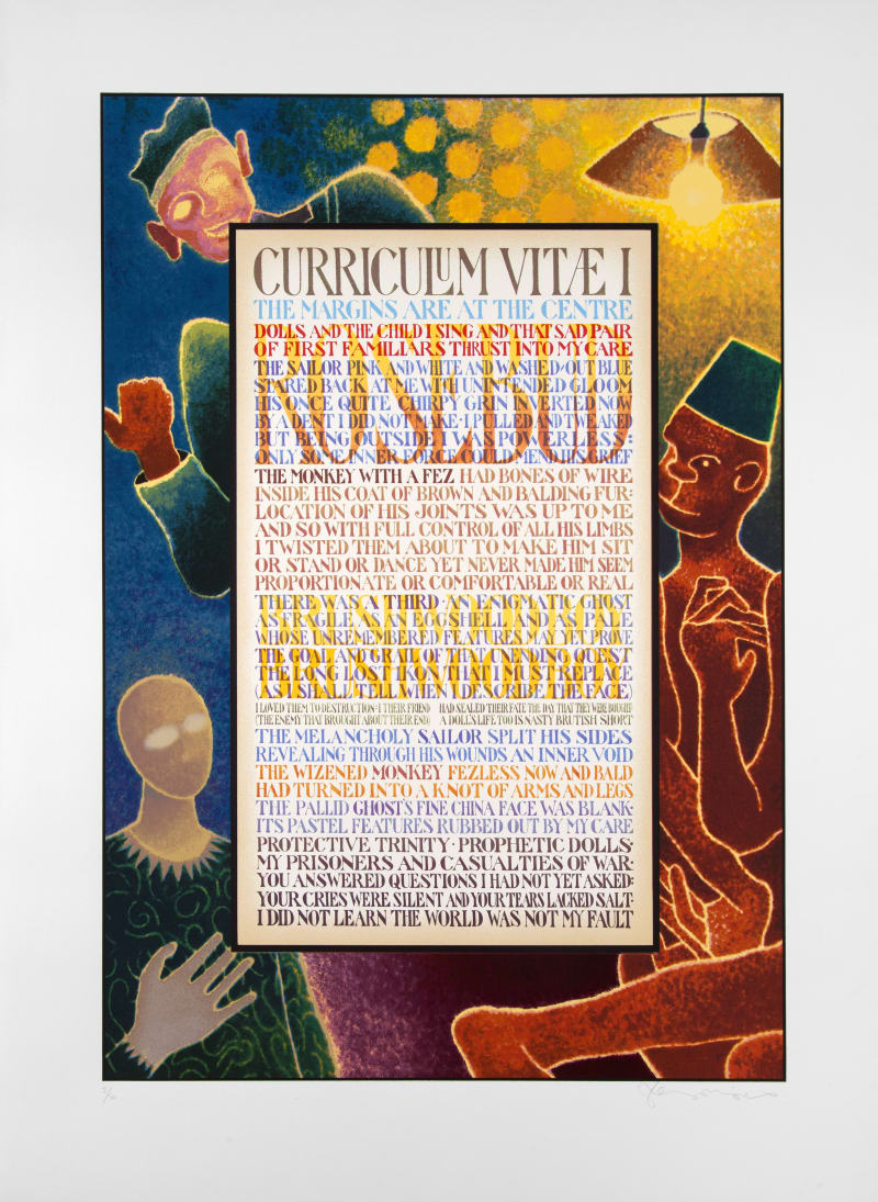 Tom Phillips, Curriculum Vitae I, 1990