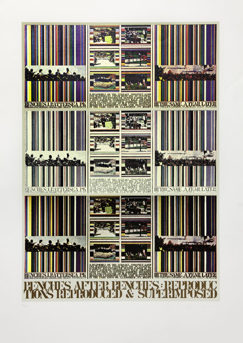 Tom Phillips, Benches, 1982