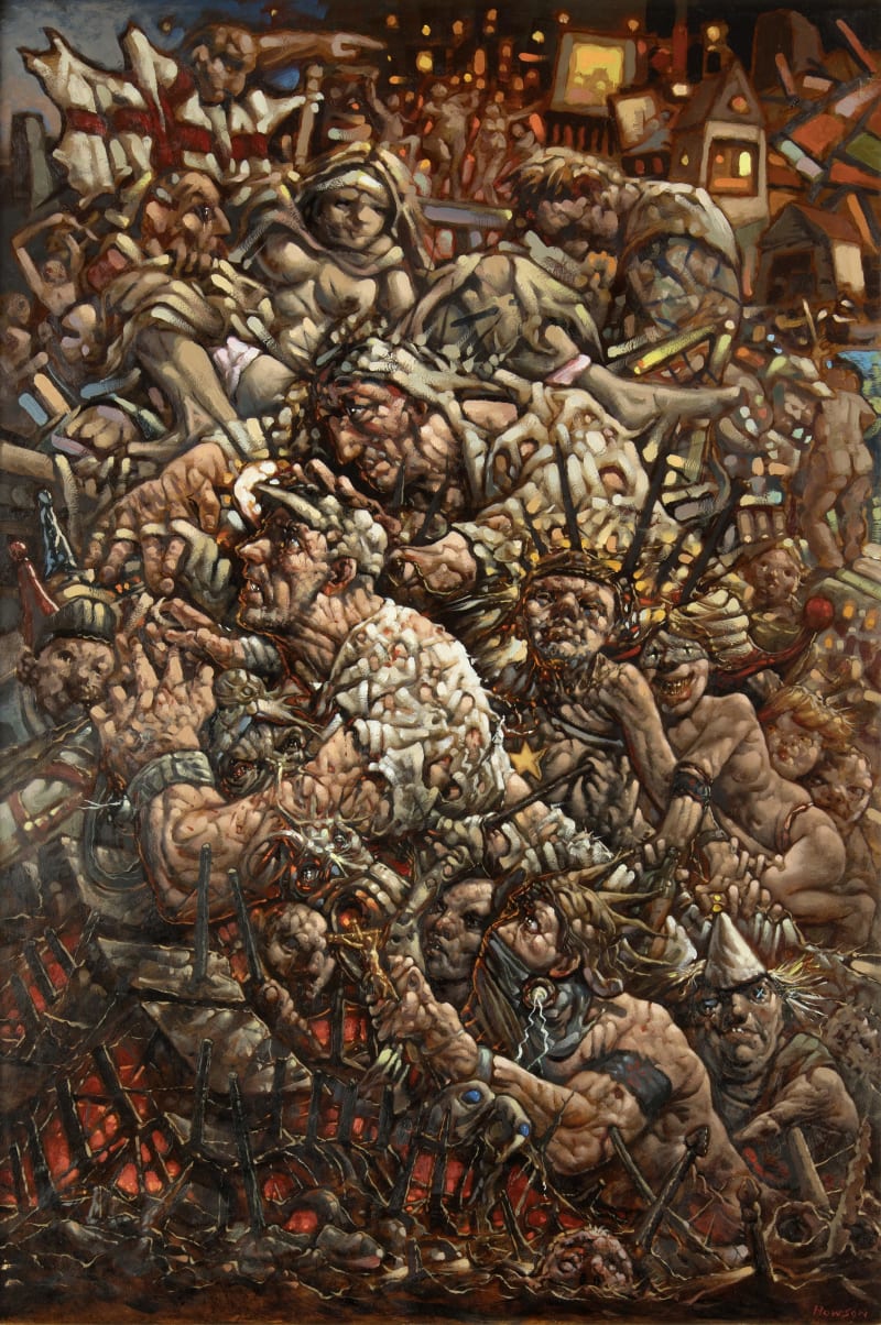 Peter Howson Interrogez! Interrogez! If ye will inquire, Inquire ye., 2017