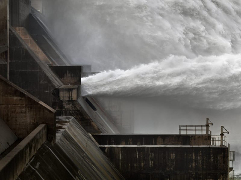 Edward Burtynsky Xiaolangdi Dam #1, Yellow River, Henan Province, China, 2011