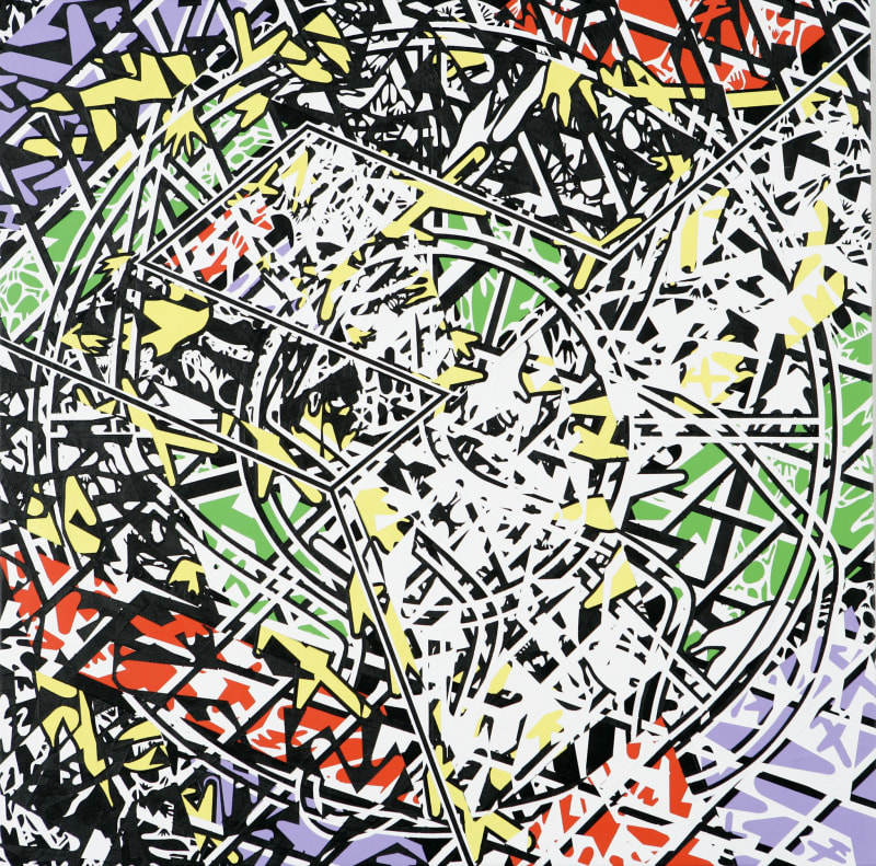 Bernard Cohen In Black and White Time II, 2004
