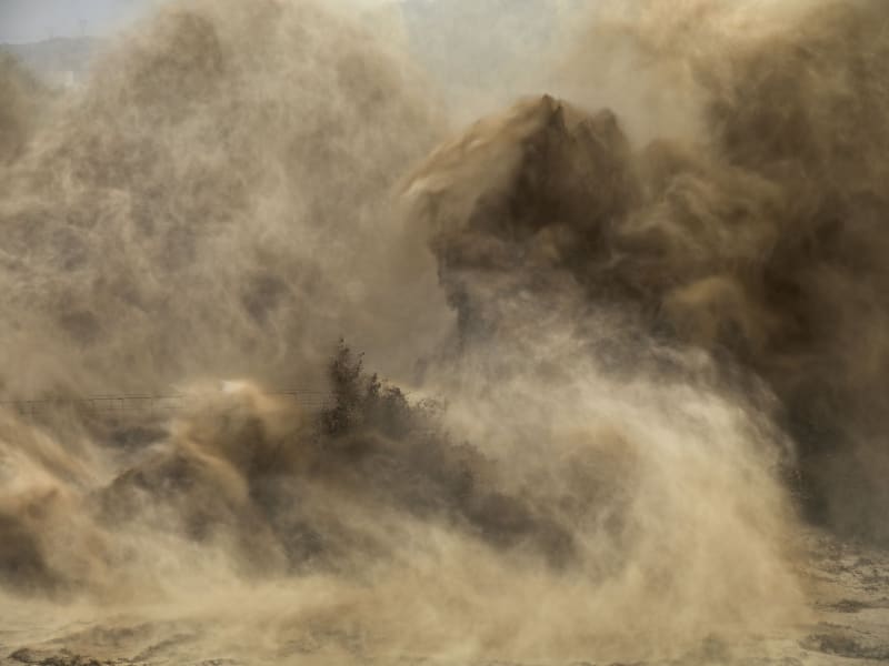 Edward Burtynsky Xiaolangdi Dam #2, Yellow River, Henan Province, China, 2011