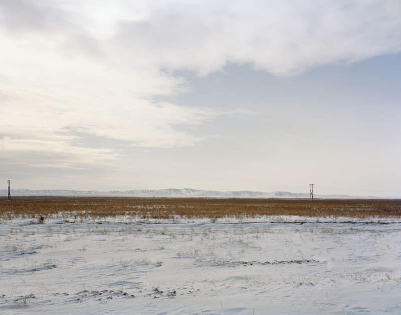 Nadav Kander Towards The Polygon II, Kazakhstan, 2011