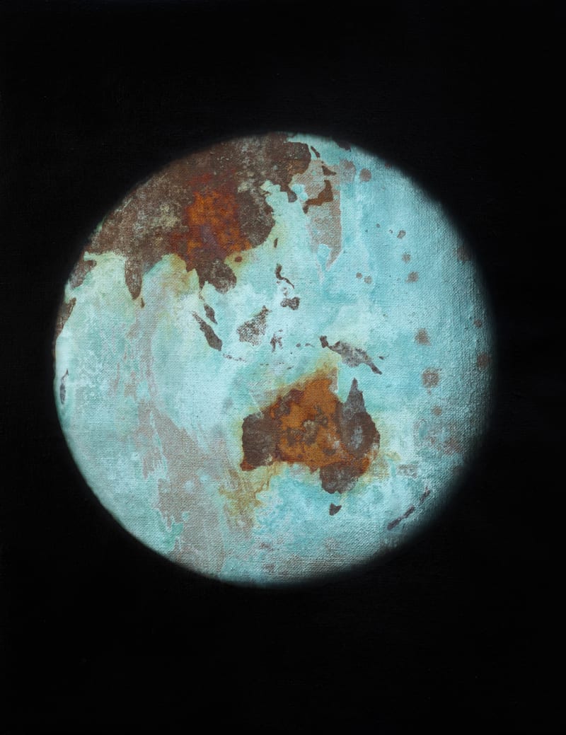 John Keane Flat Earth Series (#1), 2019