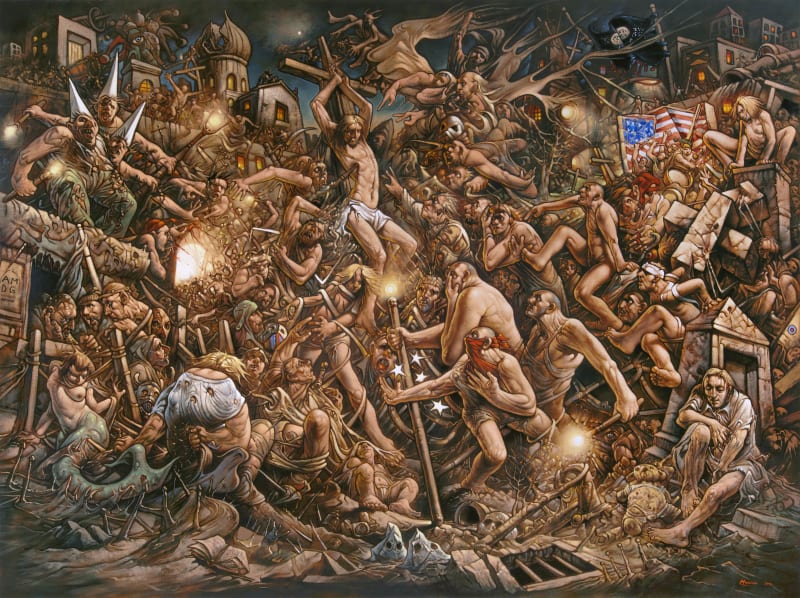 Peter Howson Prophecy, 2016