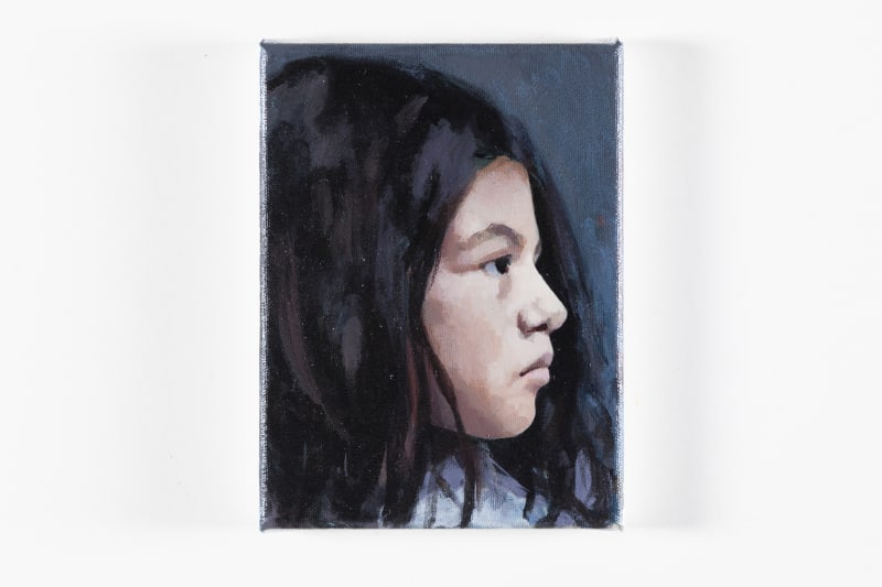 Claerwen James Girl in Profile, 2020