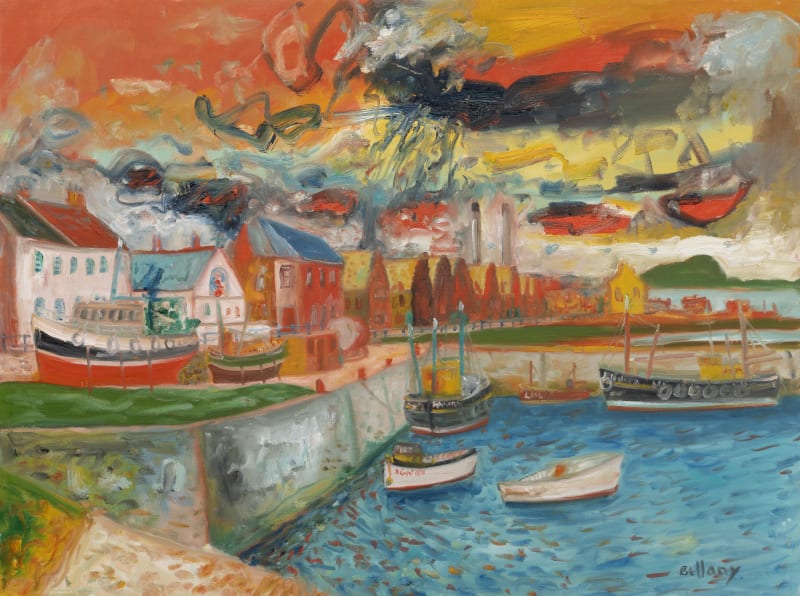 John Bellany Port Seton Sunset, 1990s
