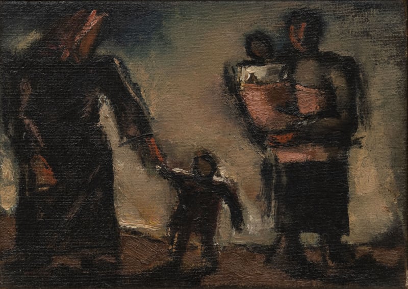 Josef Herman Women and Children, c. 1950