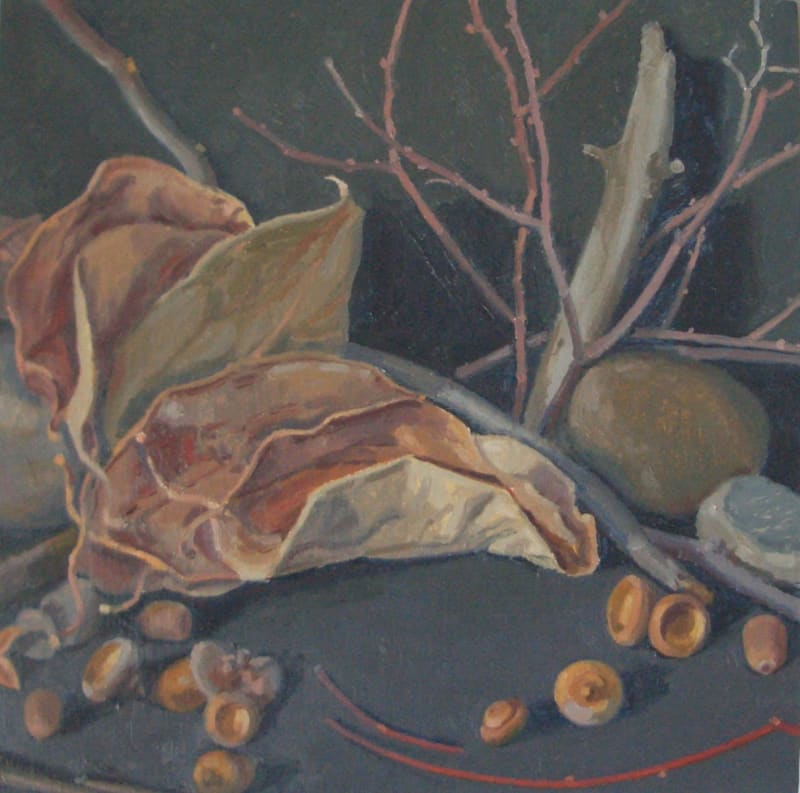 Ron Milewicz Acorns, Leaves, Sticks and Stones, 2014