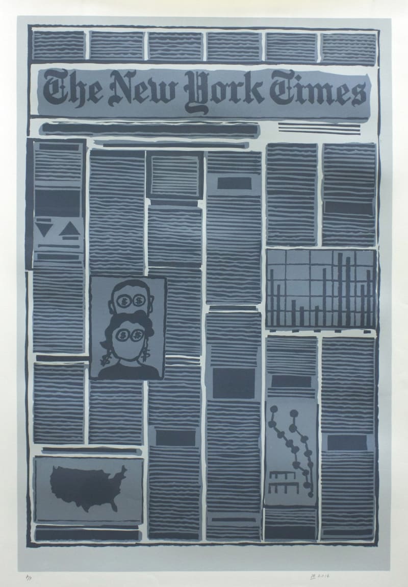 Derek Boshier New York Times (Business Section), 2014